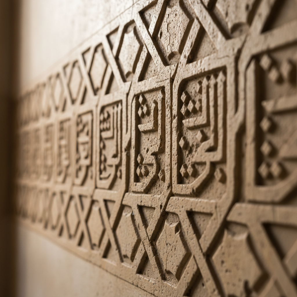 Geometric Patterns and Calligraphy: Artistry in Stone